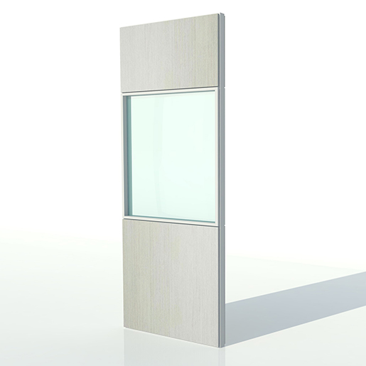 Mampara Business Mixta (2 vidrio)